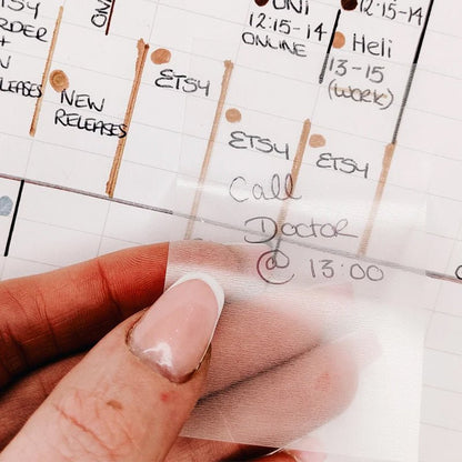 XI Eleven Transparent Sticky Notes