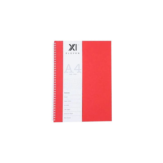 XI Eleven Wiro Bound Notebook-A4