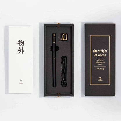 Ystudio Brassing Portable Ball Pen