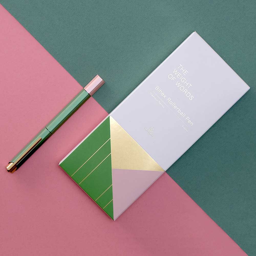 Ystudio Glamour Series Evolve Bihex Absinthe Rollerball Pen