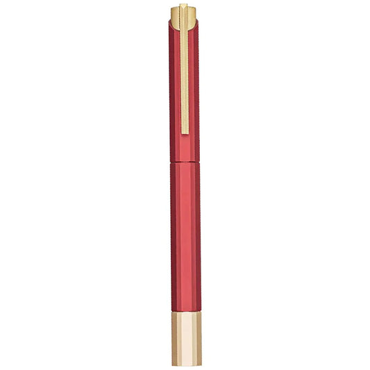 Ystudio Glamour Series Evolve Bihex Marsala Rollerball Pen