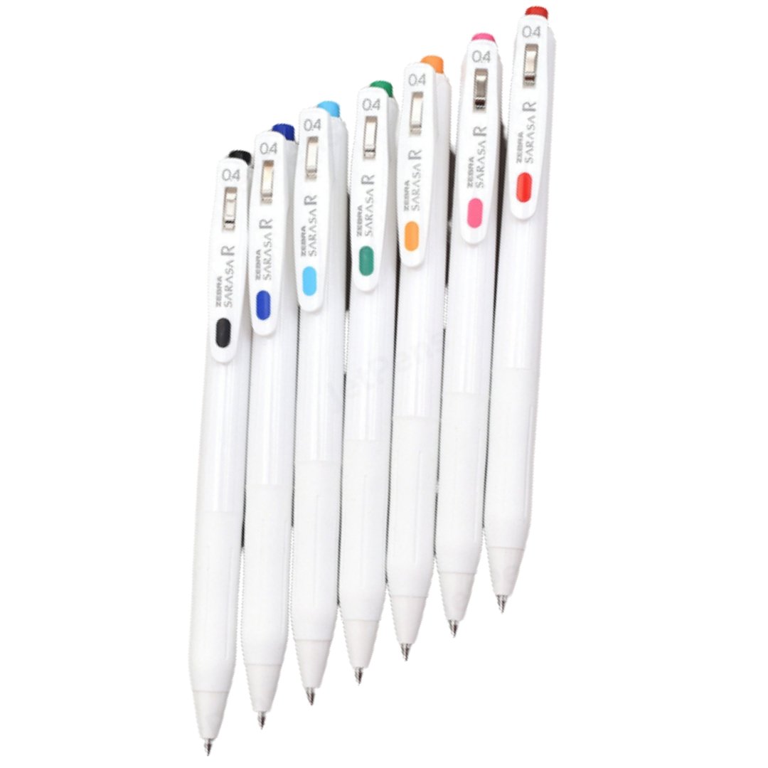 Zebara Sarasa Roller Ball Pen 0.4mm Pack Of 7