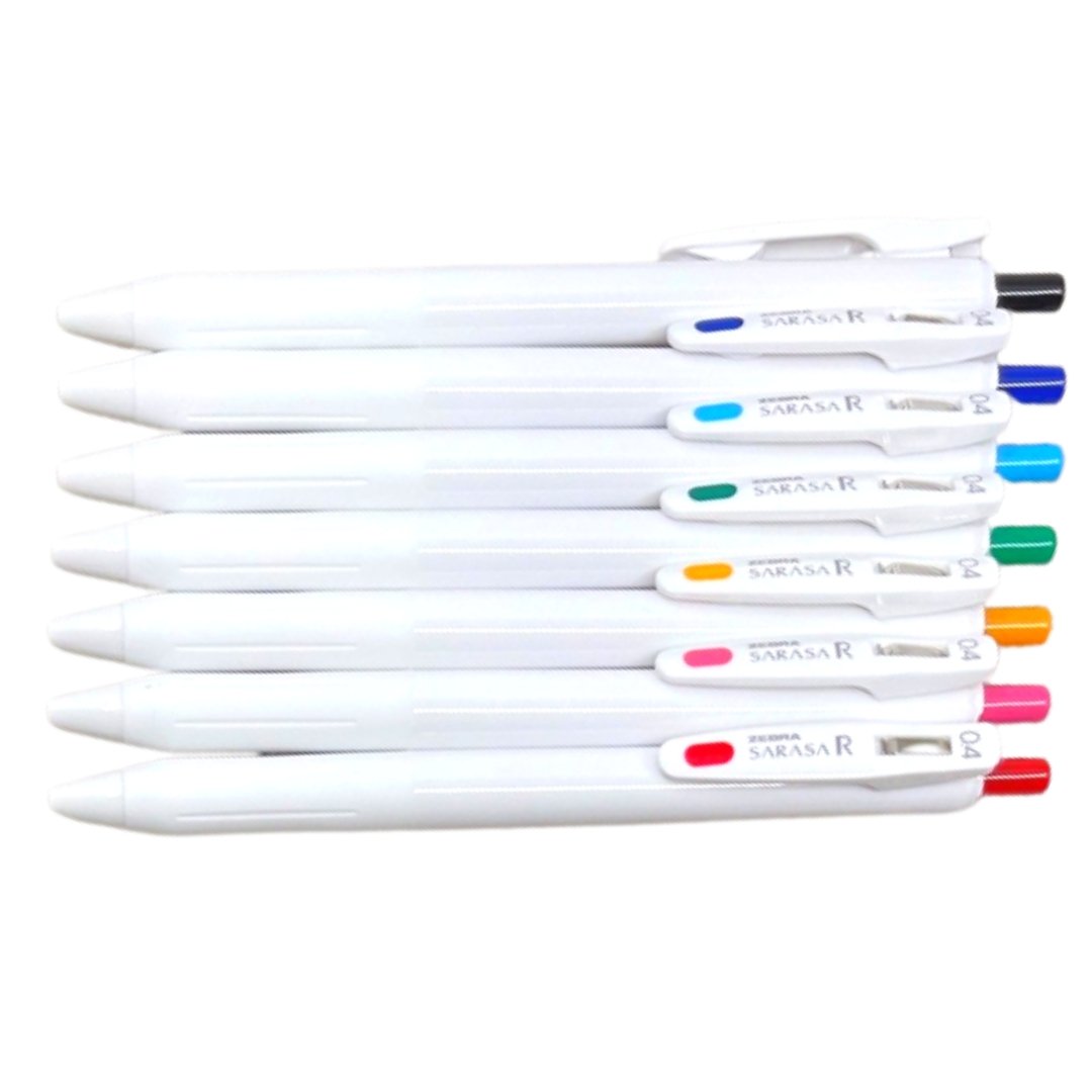 Zebara Sarasa Roller Ball Pen 0.4mm Pack Of 7