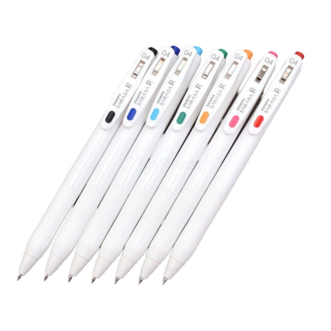 Zebara Sarasa Roller Ball Pen 0.4mm Pack Of 7