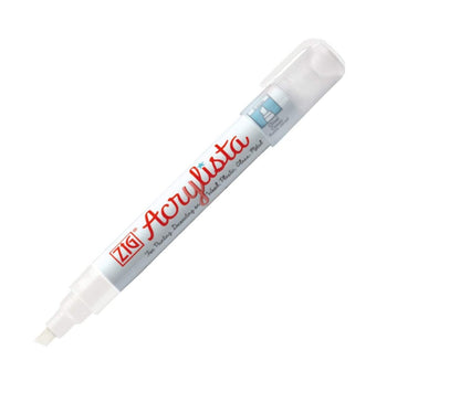 ZIG Acrylista Chisel Tip Permanet Marker, 6 mm