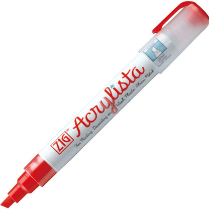 ZIG Acrylista Chisel Tip Permanet Marker, 6 mm