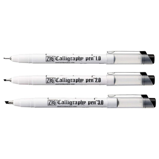 Zig Calligraphy Pens Pack Of 3
