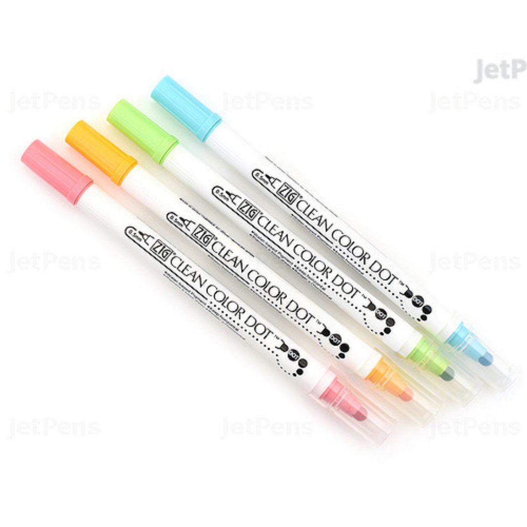 ZIG Clean Color Dot4 Color Set