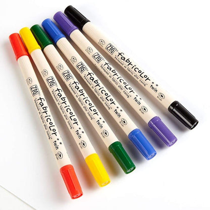 Zig Fabric Marker TC-4000/6V Marker, Assorted