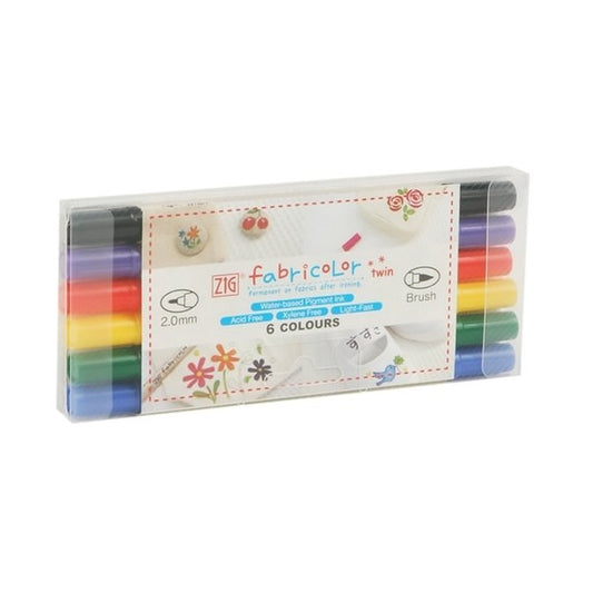 Zig Fabric Marker TC-4000/6V Marker, Assorted
