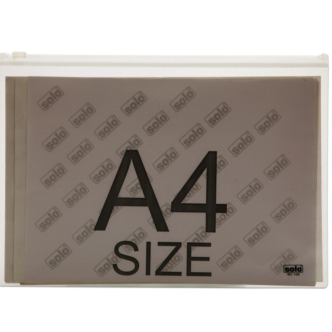 Solo Zipper Document Bag - (Pack Of 10)